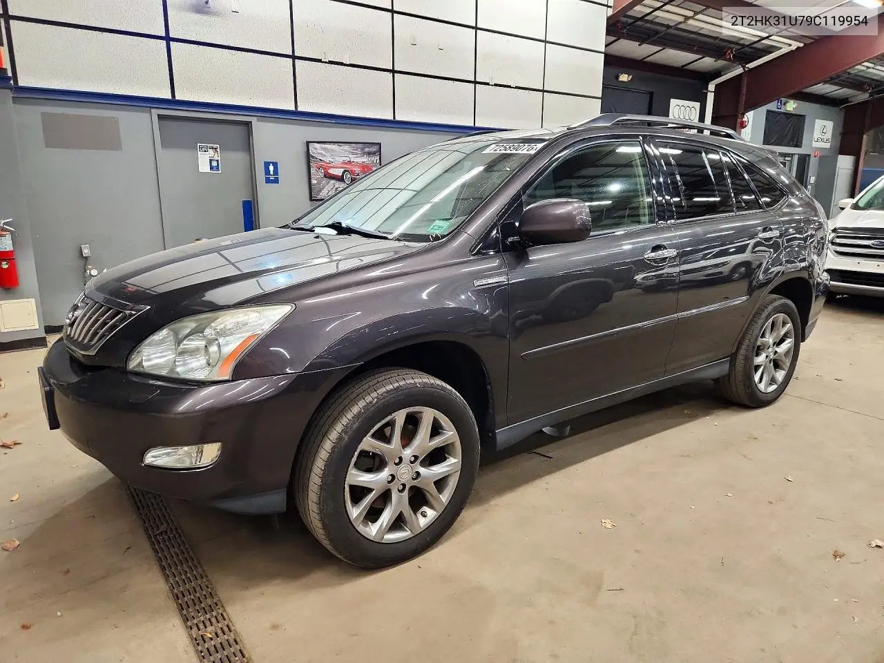 LEXUS RX 2009, VIN 2T2HK31U79C119954