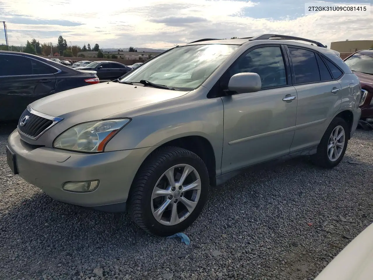 LEXUS RX 2009, VIN 2T2GK31U09C081415