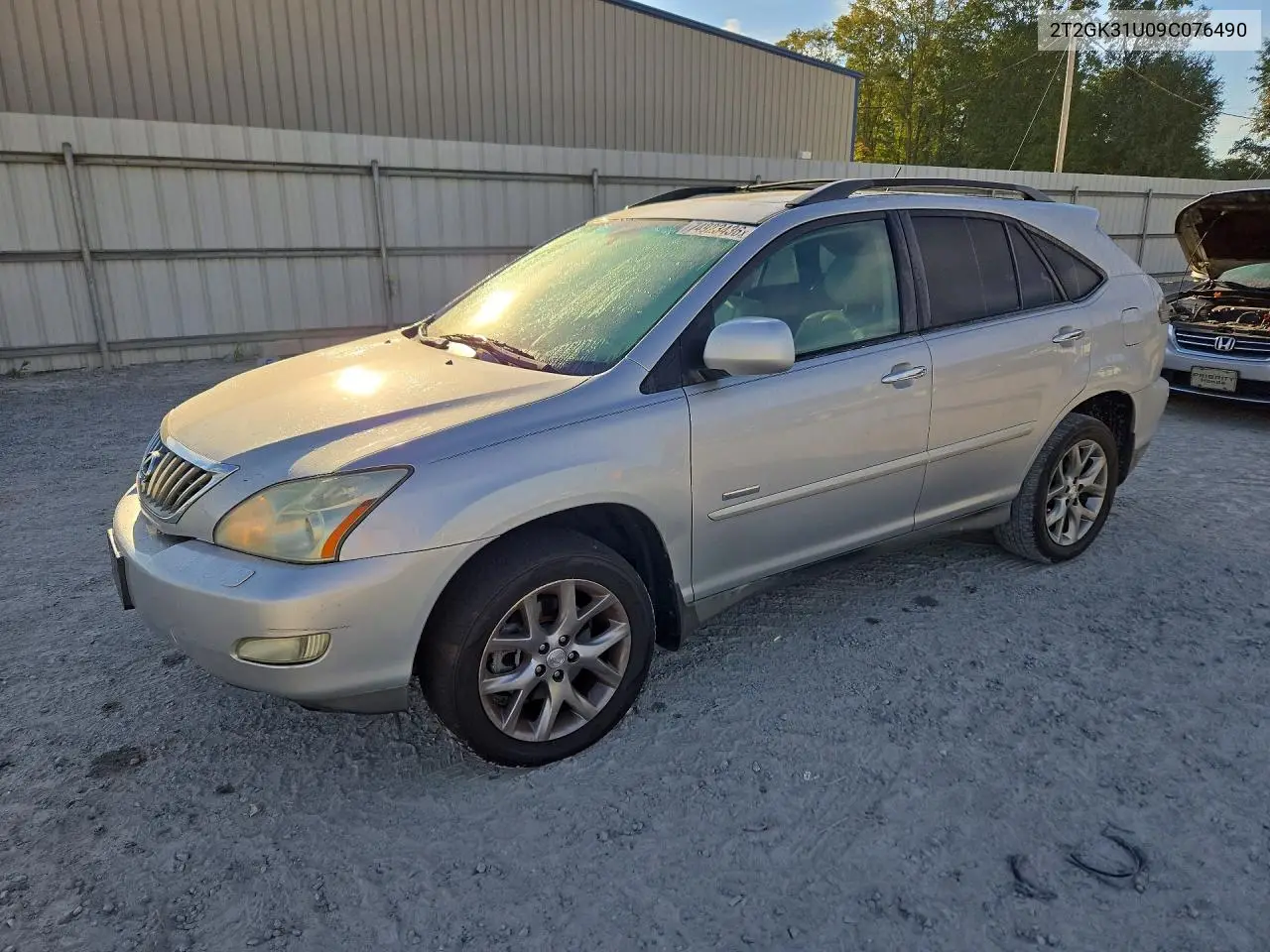 LEXUS RX 2009, VIN 2T2GK31U09C076490
