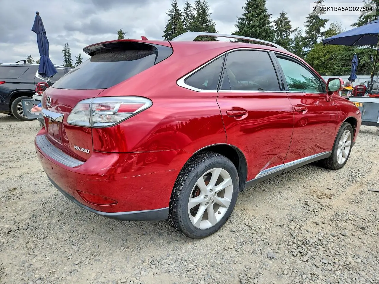 2010 LEXUS RX VIN 2T2BK1BA5AC027504 — фото 3