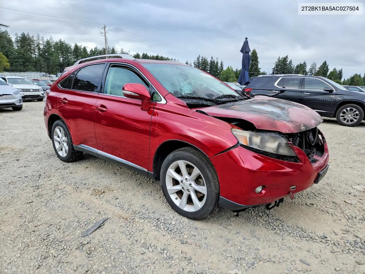 2010 LEXUS RX VIN 2T2BK1BA5AC027504 — фото 4