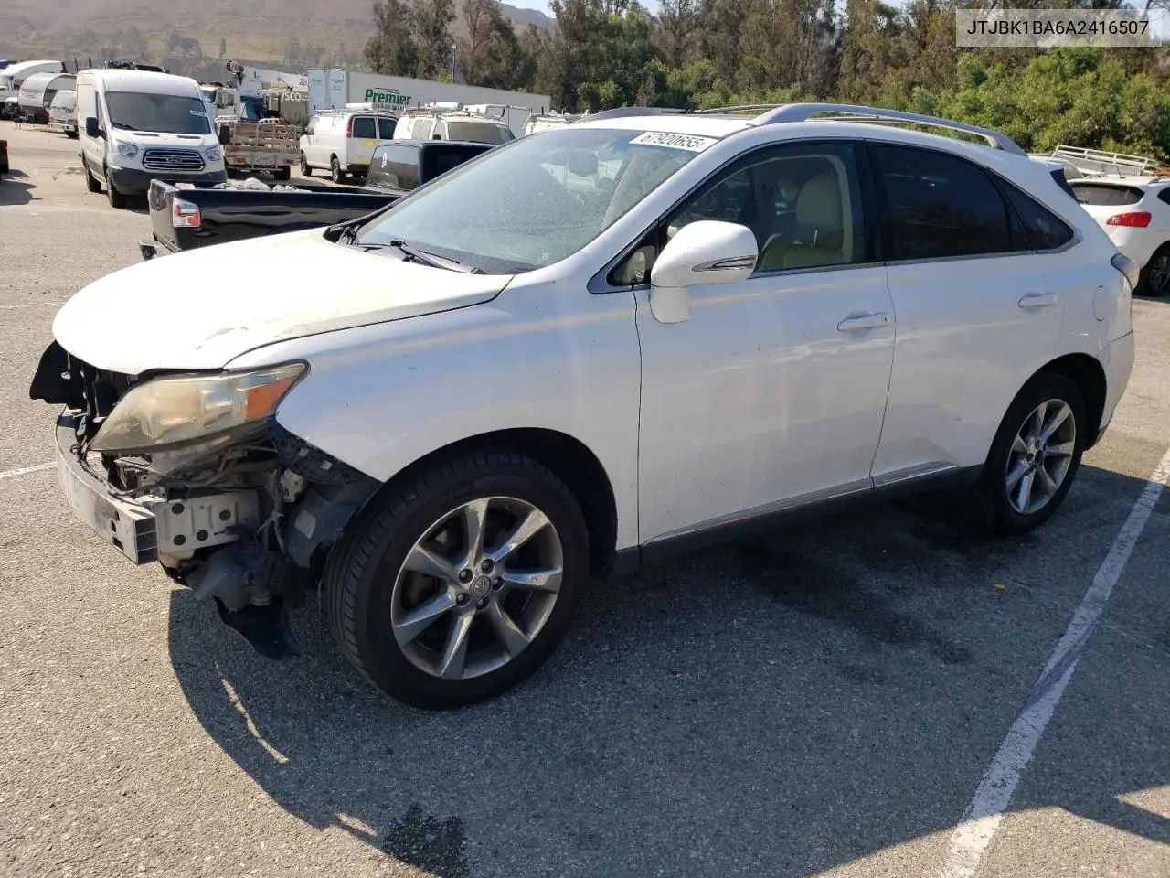 LEXUS RX 2010, VIN JTJBK1BA6A2416507