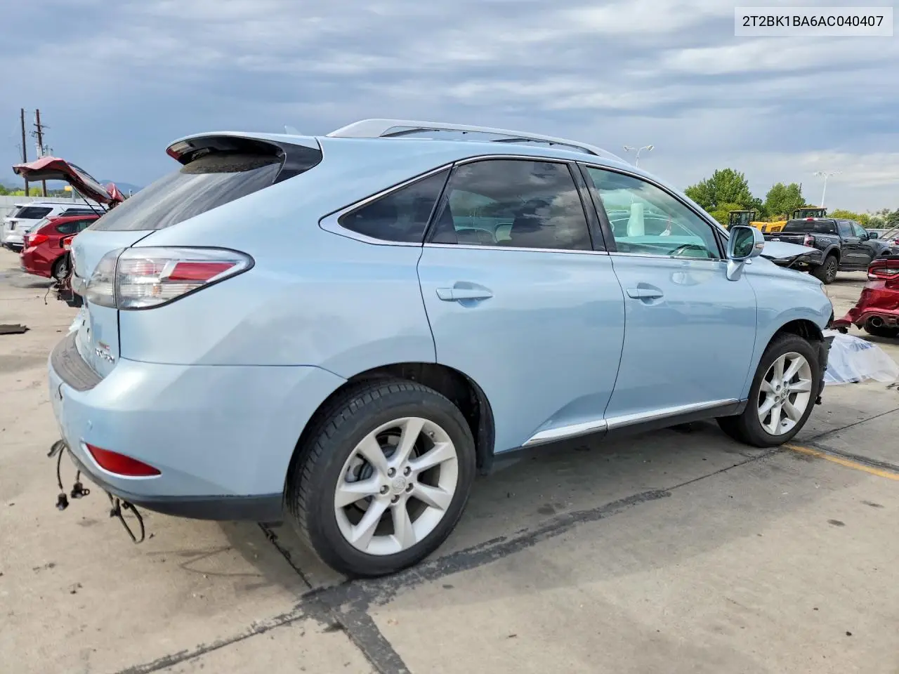 2010 LEXUS RX VIN 2T2BK1BA6AC040407 — фото 3