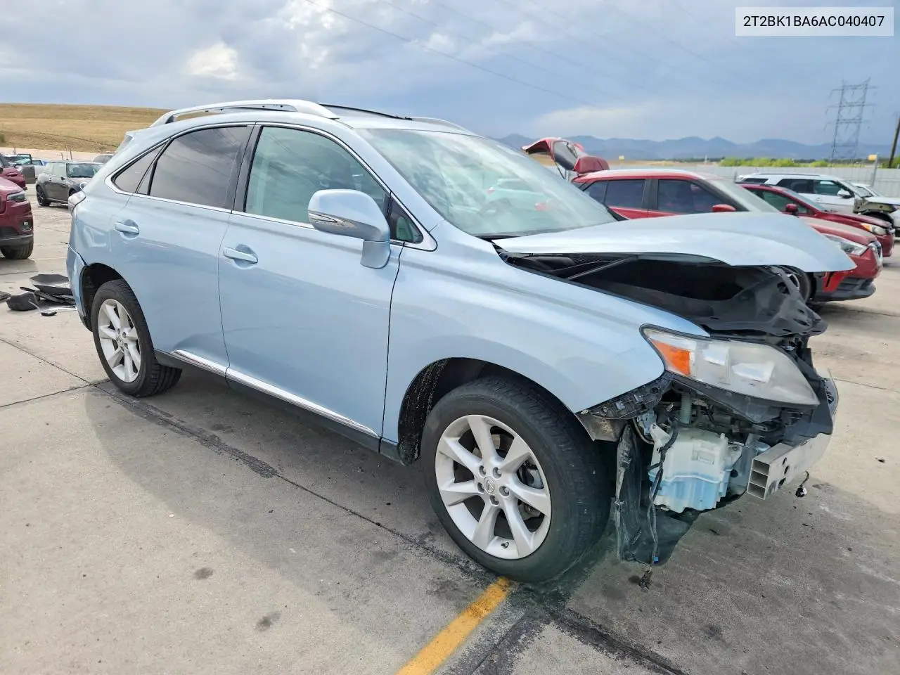 2010 LEXUS RX VIN 2T2BK1BA6AC040407 — фото 4