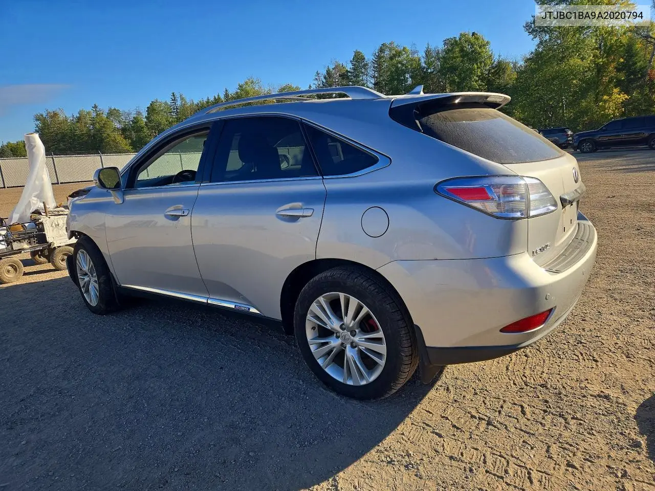 2010 LEXUS RX VIN JTJBC1BA9A2020794 — фото 2