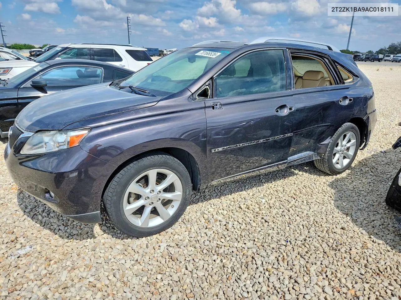 LEXUS RX 2010, VIN 2T2ZK1BA9AC018111