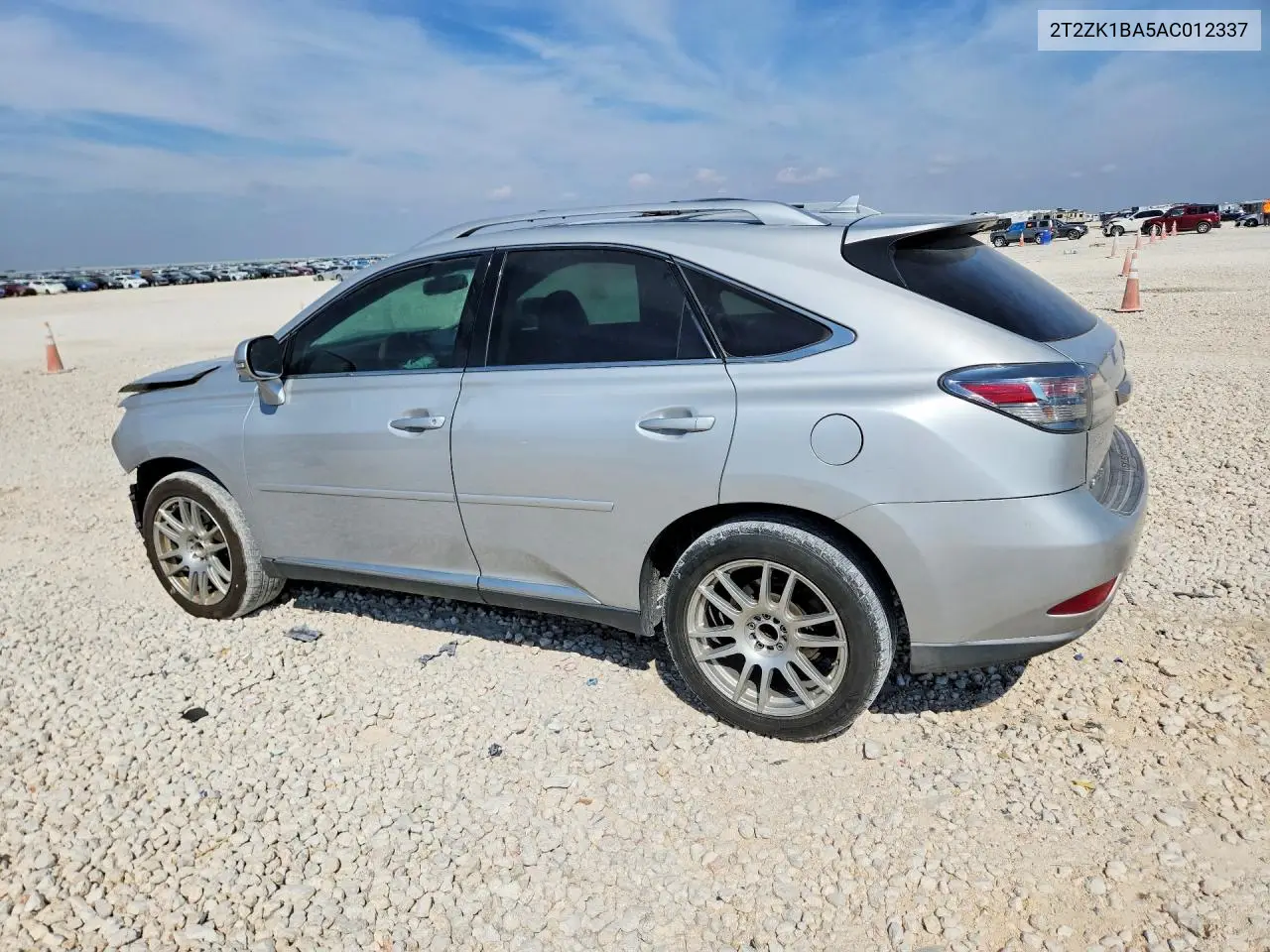 2010 LEXUS RX VIN 2T2ZK1BA5AC012337 — фото 2