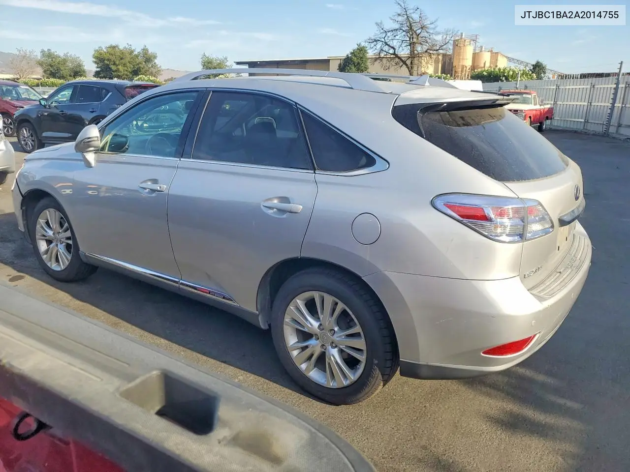 2010 LEXUS RX VIN JTJBC1BA2A2014755 — фото 2