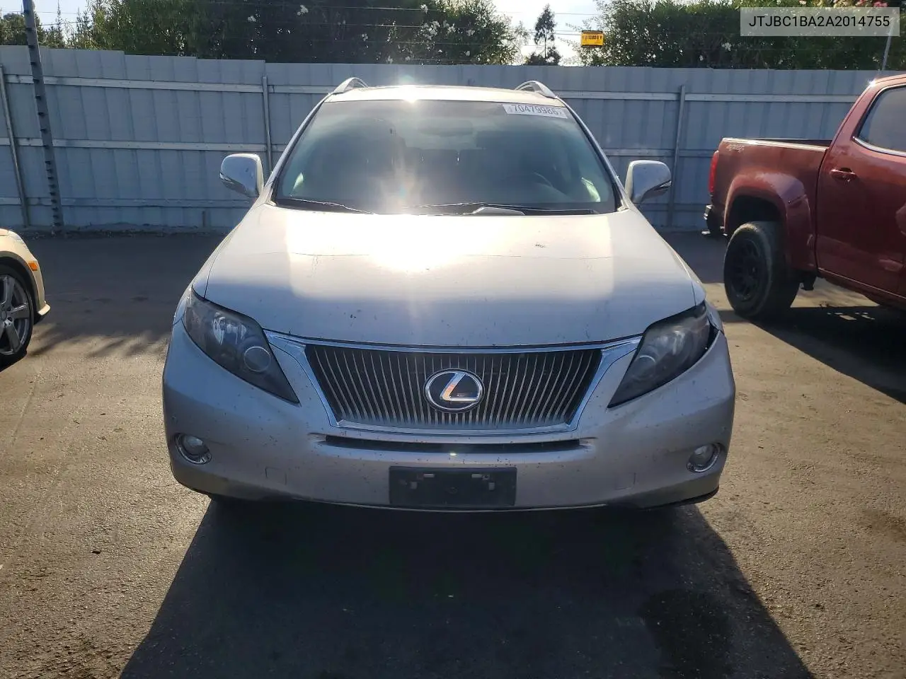 2010 LEXUS RX VIN JTJBC1BA2A2014755 — фото 5