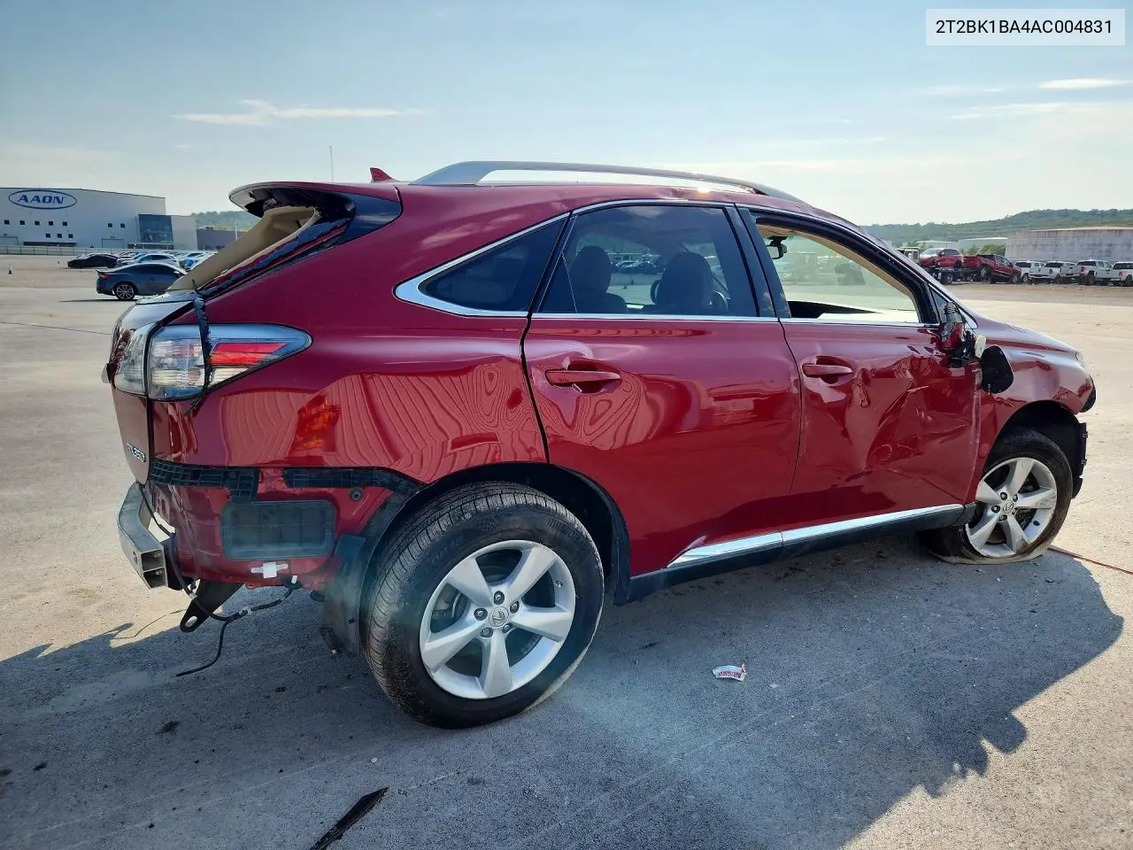 2010 LEXUS RX VIN 2T2BK1BA4AC004831 — фото 3