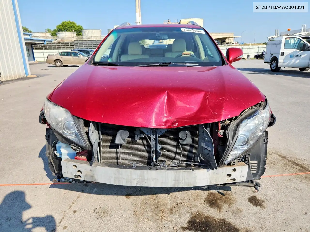 2010 LEXUS RX VIN 2T2BK1BA4AC004831 — фото 5