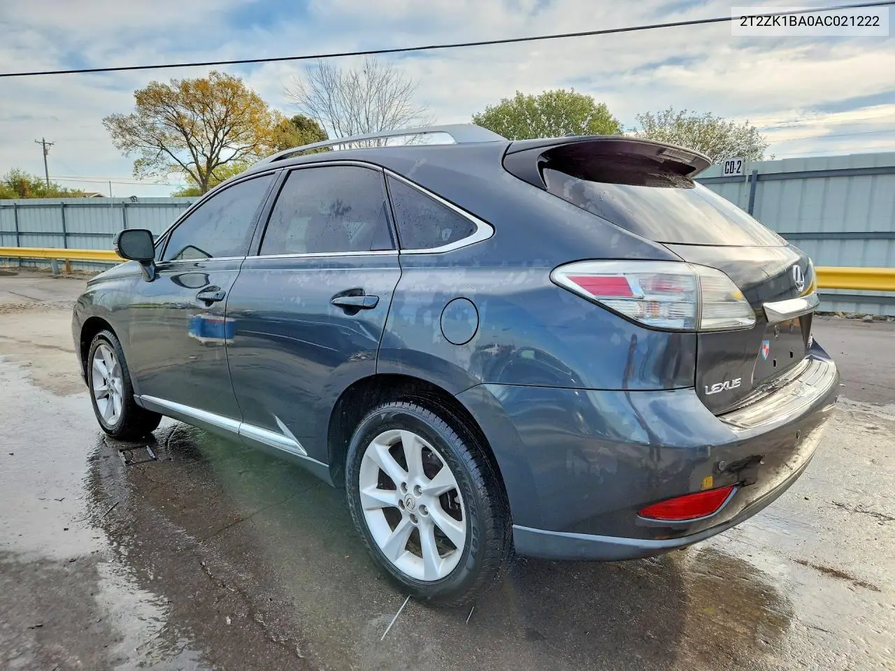 2010 LEXUS RX VIN 2T2ZK1BA0AC021222 — фото 2