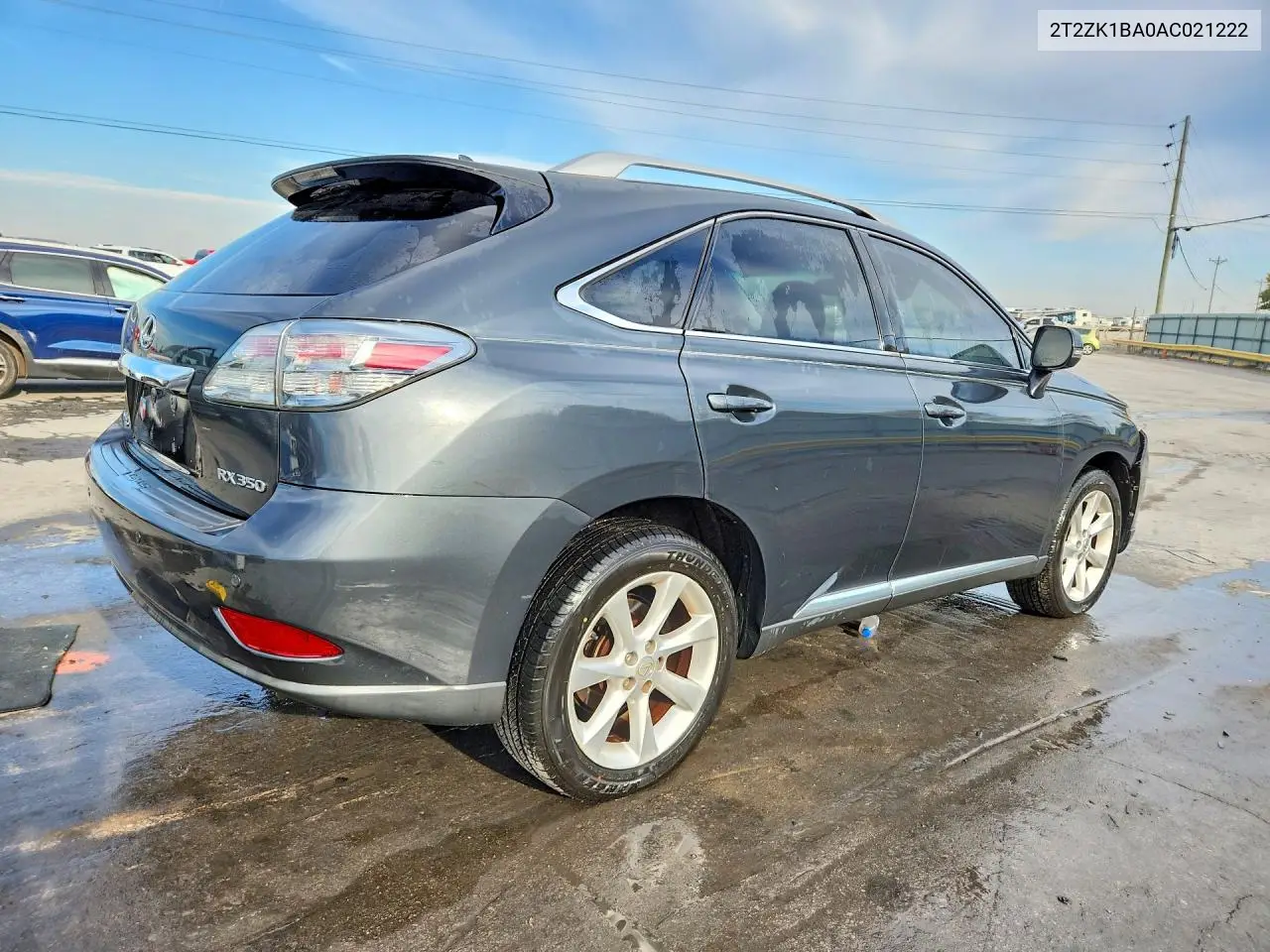 2010 LEXUS RX VIN 2T2ZK1BA0AC021222 — фото 3