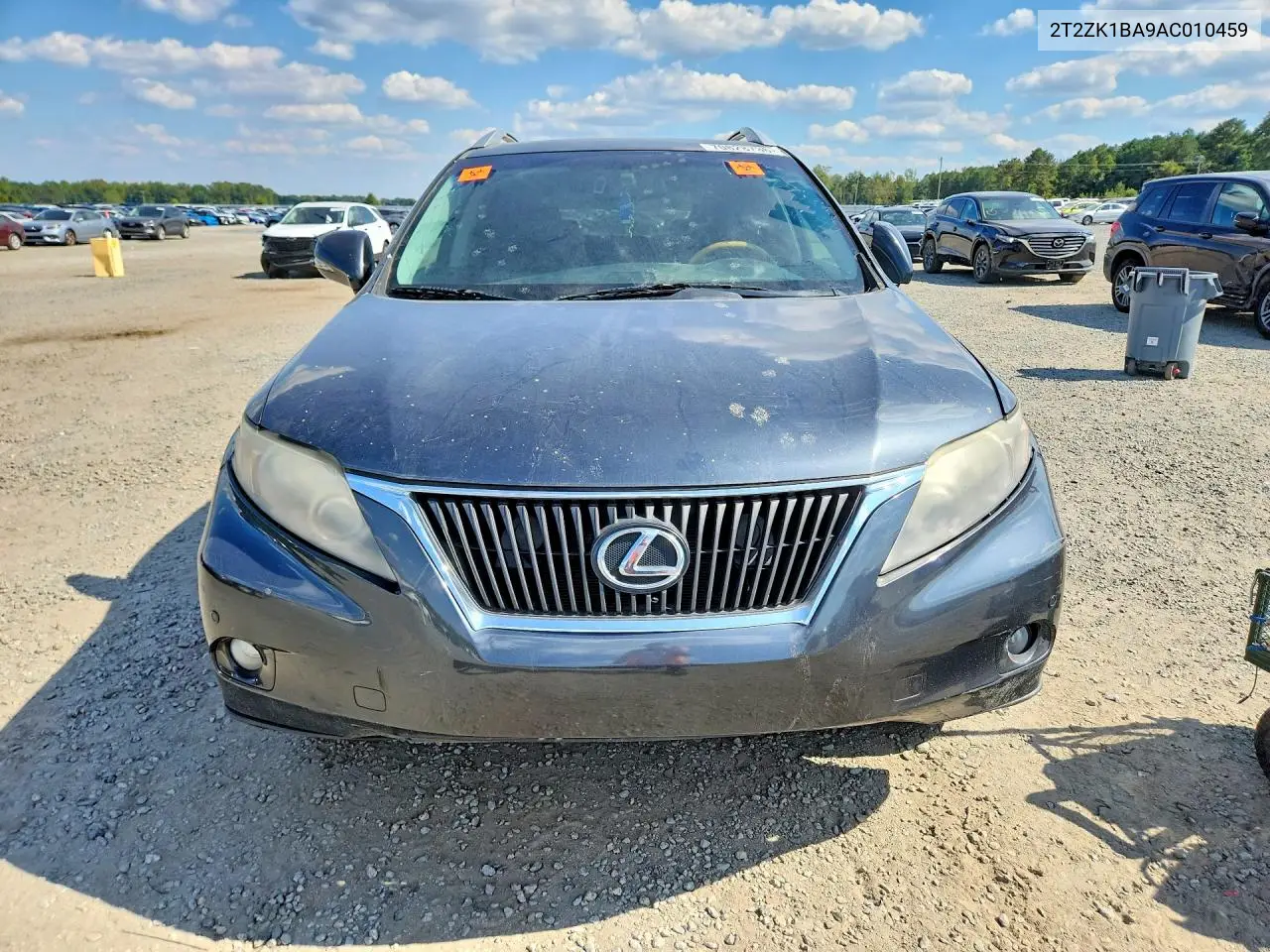 2010 LEXUS RX VIN 2T2ZK1BA9AC010459 — фото 5