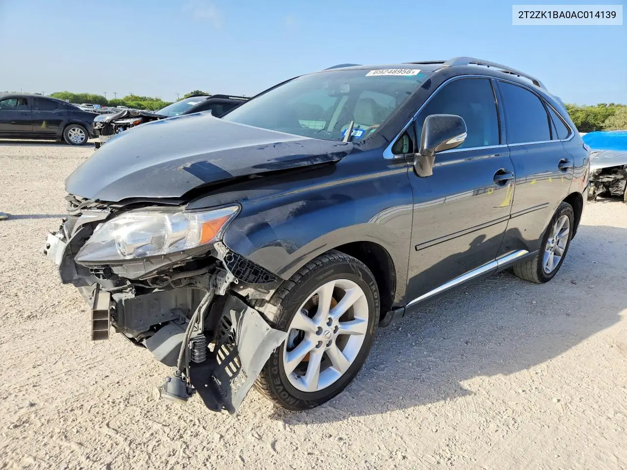 LEXUS RX 2010, VIN 2T2ZK1BA0AC014139
