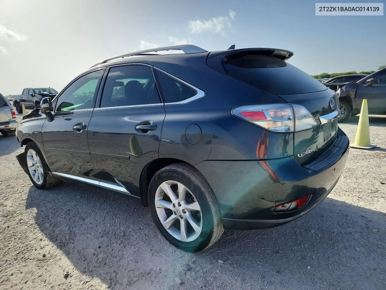 2010 LEXUS RX VIN 2T2ZK1BA0AC014139 — фото 2