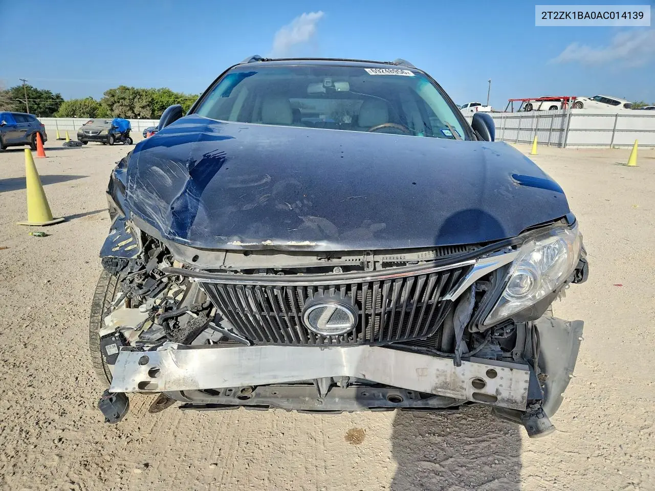 2010 LEXUS RX VIN 2T2ZK1BA0AC014139 — фото 5