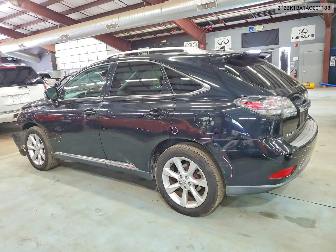 2010 LEXUS RX VIN 2T2BK1BA1AC001188 — фото 2
