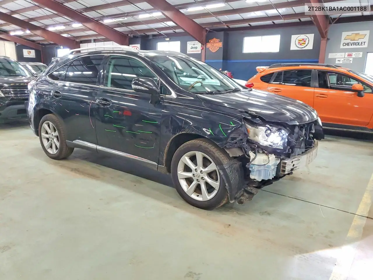 2010 LEXUS RX VIN 2T2BK1BA1AC001188 — фото 4