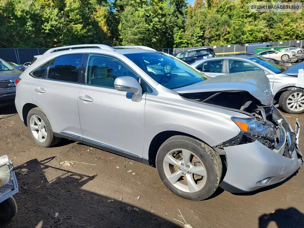 2010 LEXUS RX VIN 2T2BK1BA0AC031380 — фото 4