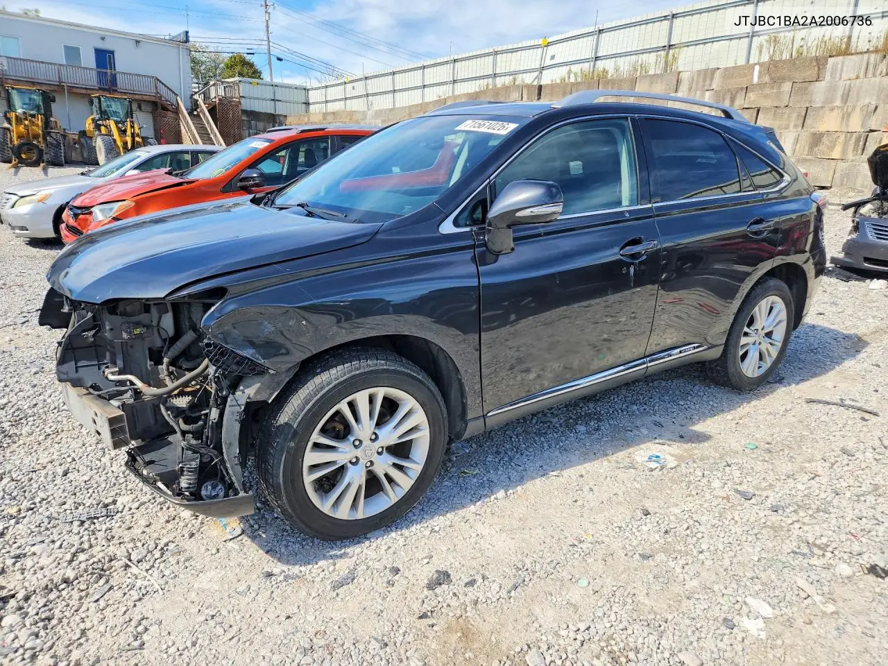 LEXUS RX 2010, VIN JTJBC1BA2A2006736