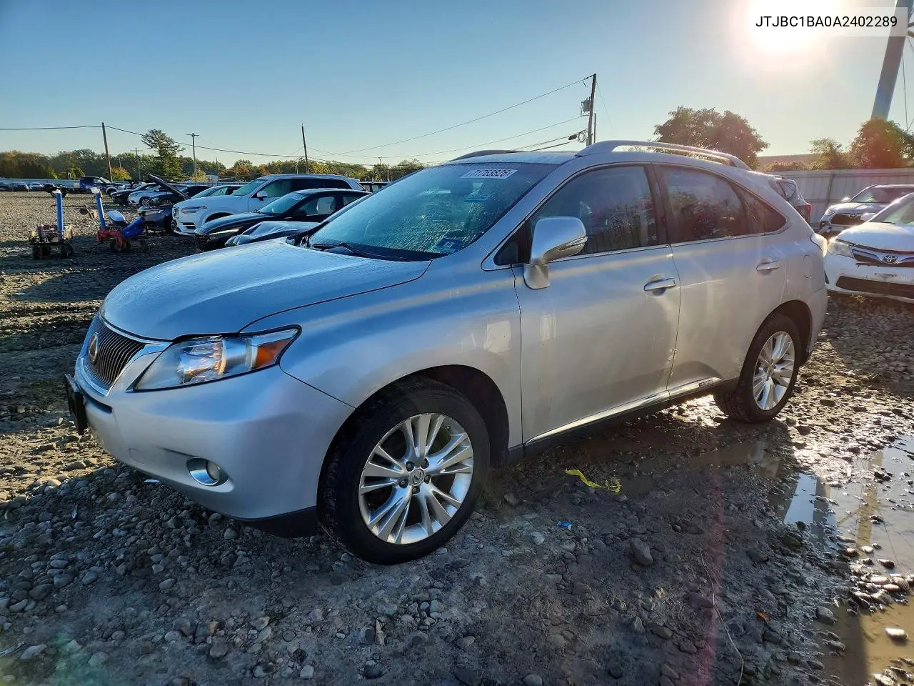 LEXUS RX 2010, VIN JTJBC1BA0A2402289