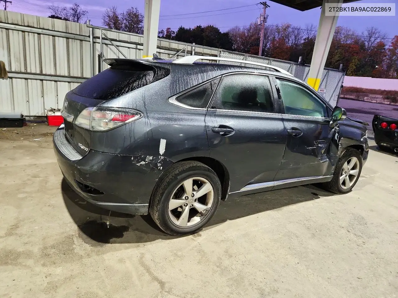 2010 LEXUS RX VIN 2T2BK1BA9AC022869 — фото 3
