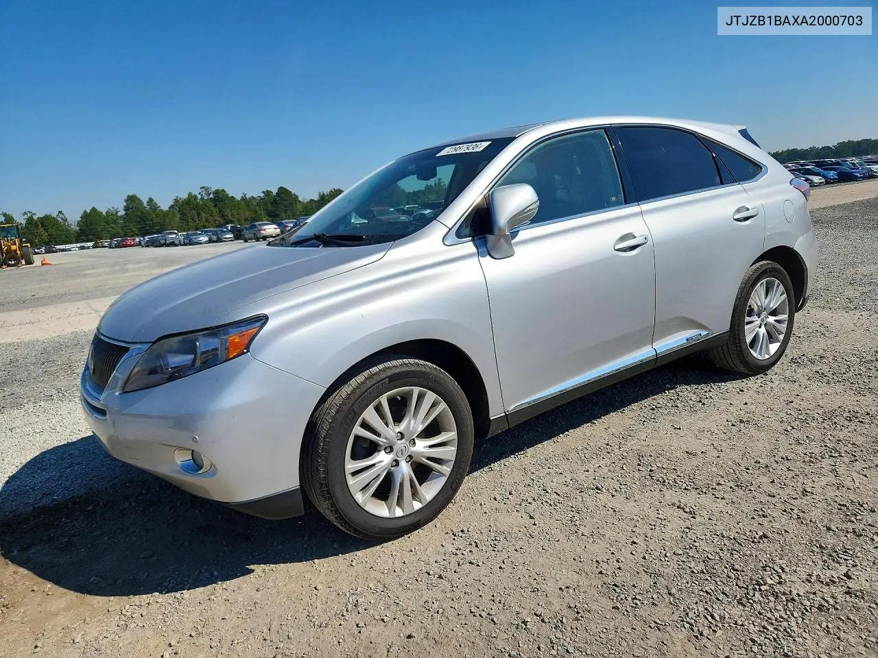 LEXUS RX 2010, VIN JTJZB1BAXA2000703