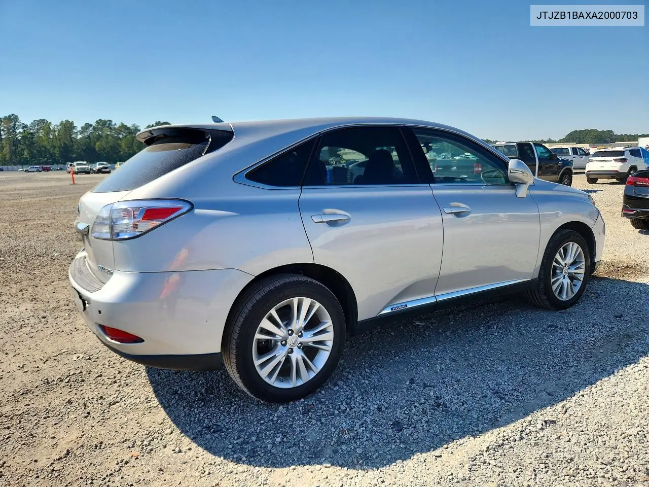 2010 LEXUS RX VIN JTJZB1BAXA2000703 — фото 3
