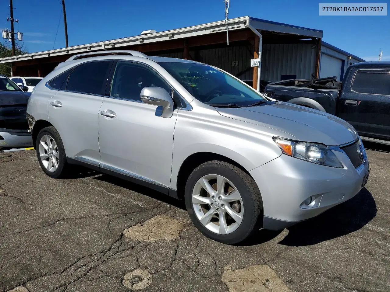 2010 LEXUS RX VIN 2T2BK1BA3AC017537 — фото 4