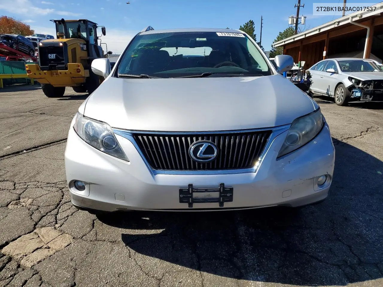 2010 LEXUS RX VIN 2T2BK1BA3AC017537 — фото 5