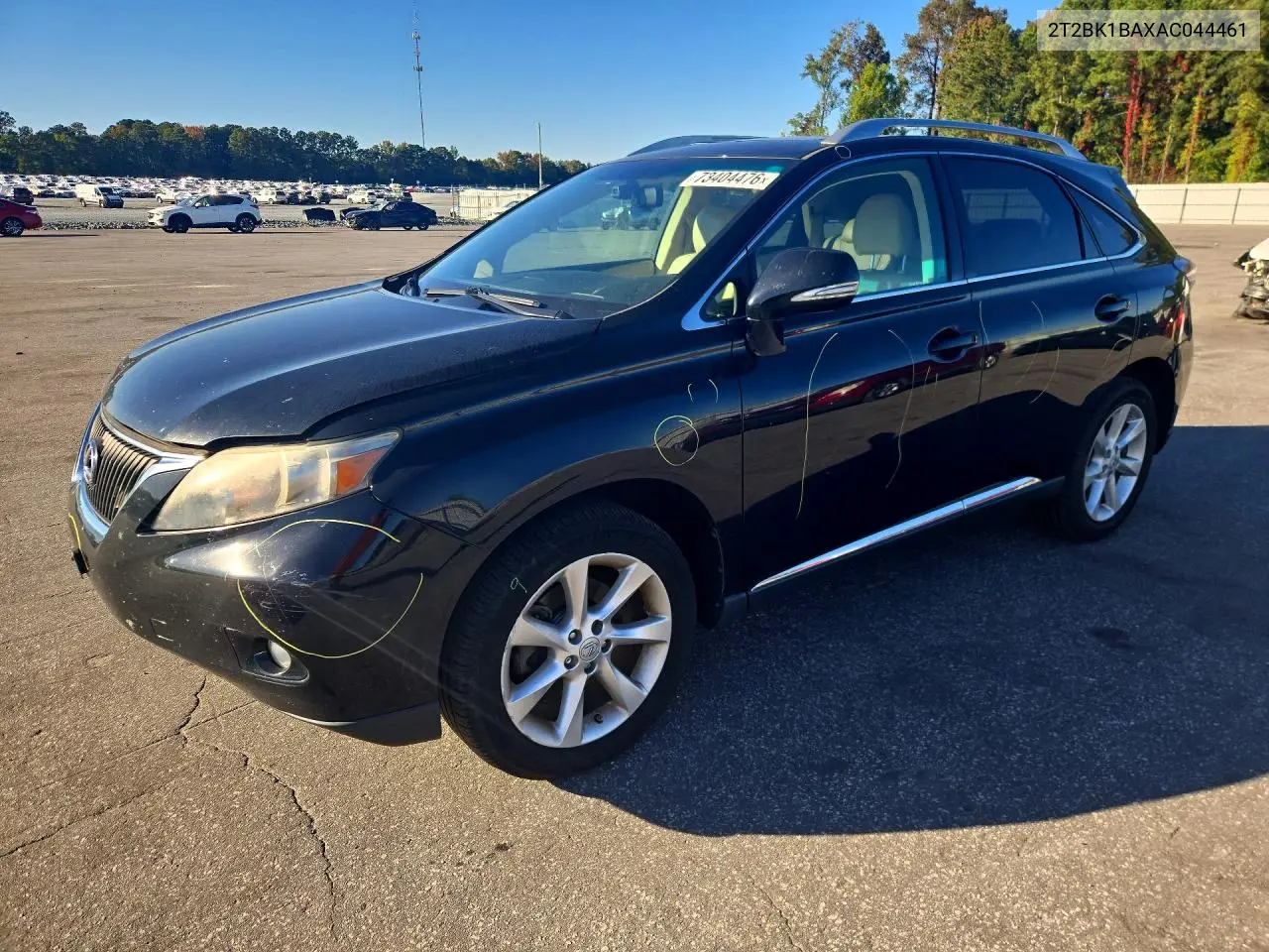 LEXUS RX 2010, VIN 2T2BK1BAXAC044461