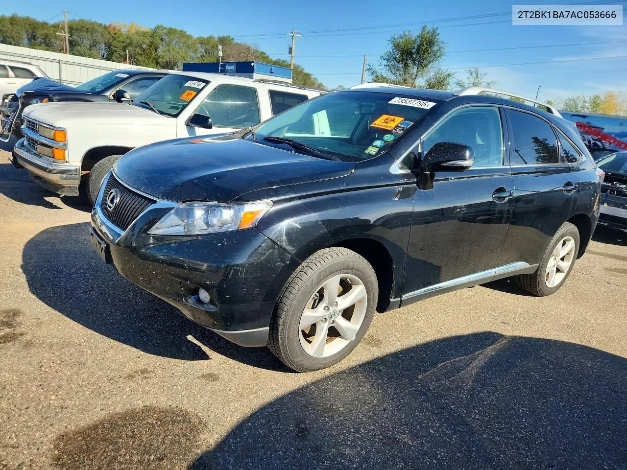 LEXUS RX 2010, VIN 2T2BK1BA7AC053666