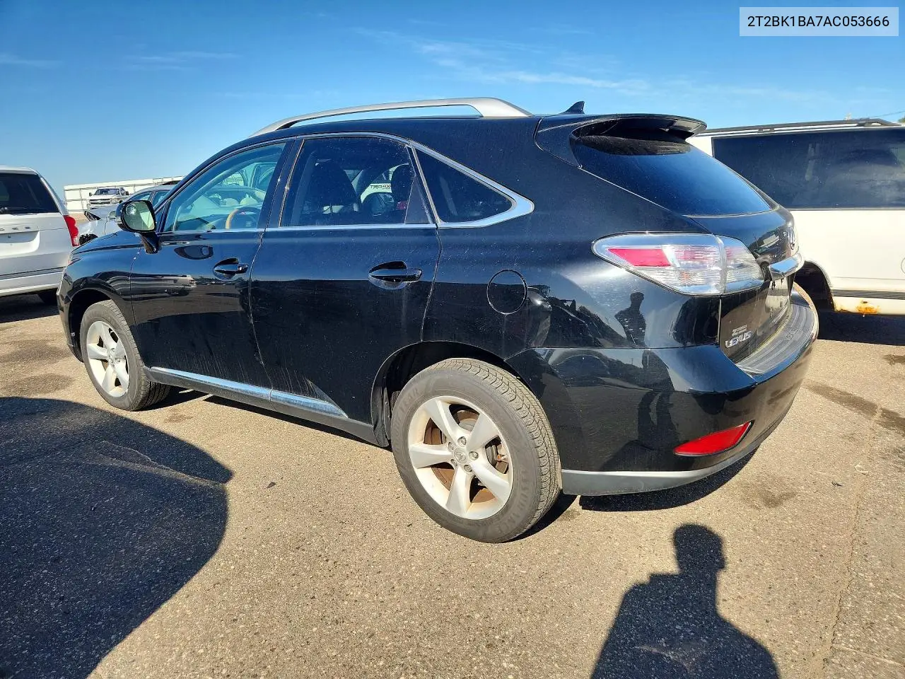 2010 LEXUS RX VIN 2T2BK1BA7AC053666 — фото 2