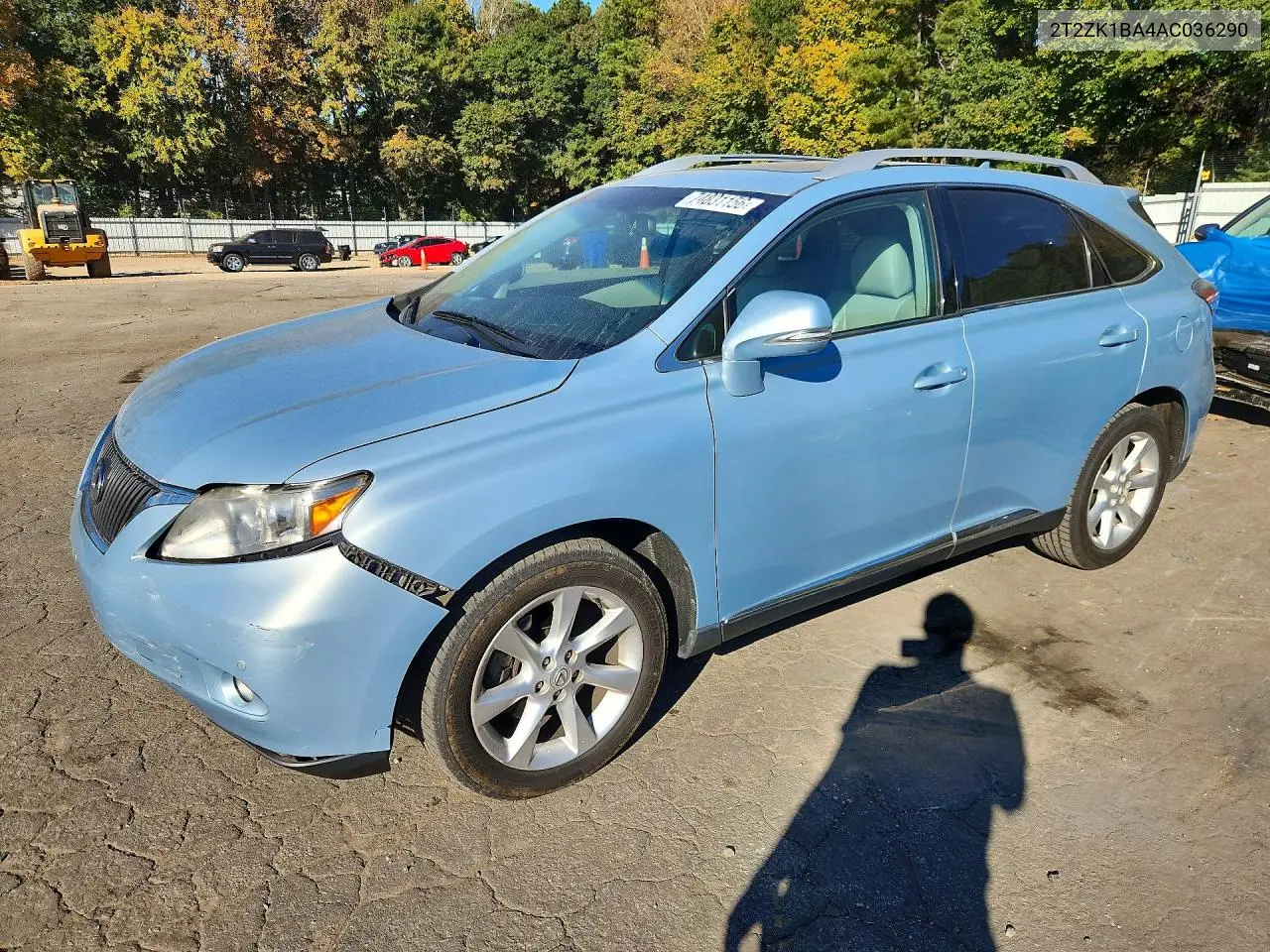 LEXUS RX 2010, VIN 2T2ZK1BA4AC036290
