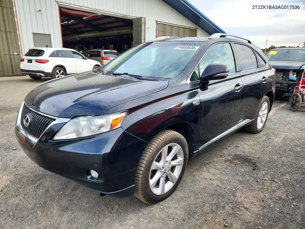 LEXUS RX 2010, VIN 2T2ZK1BA3AC017536