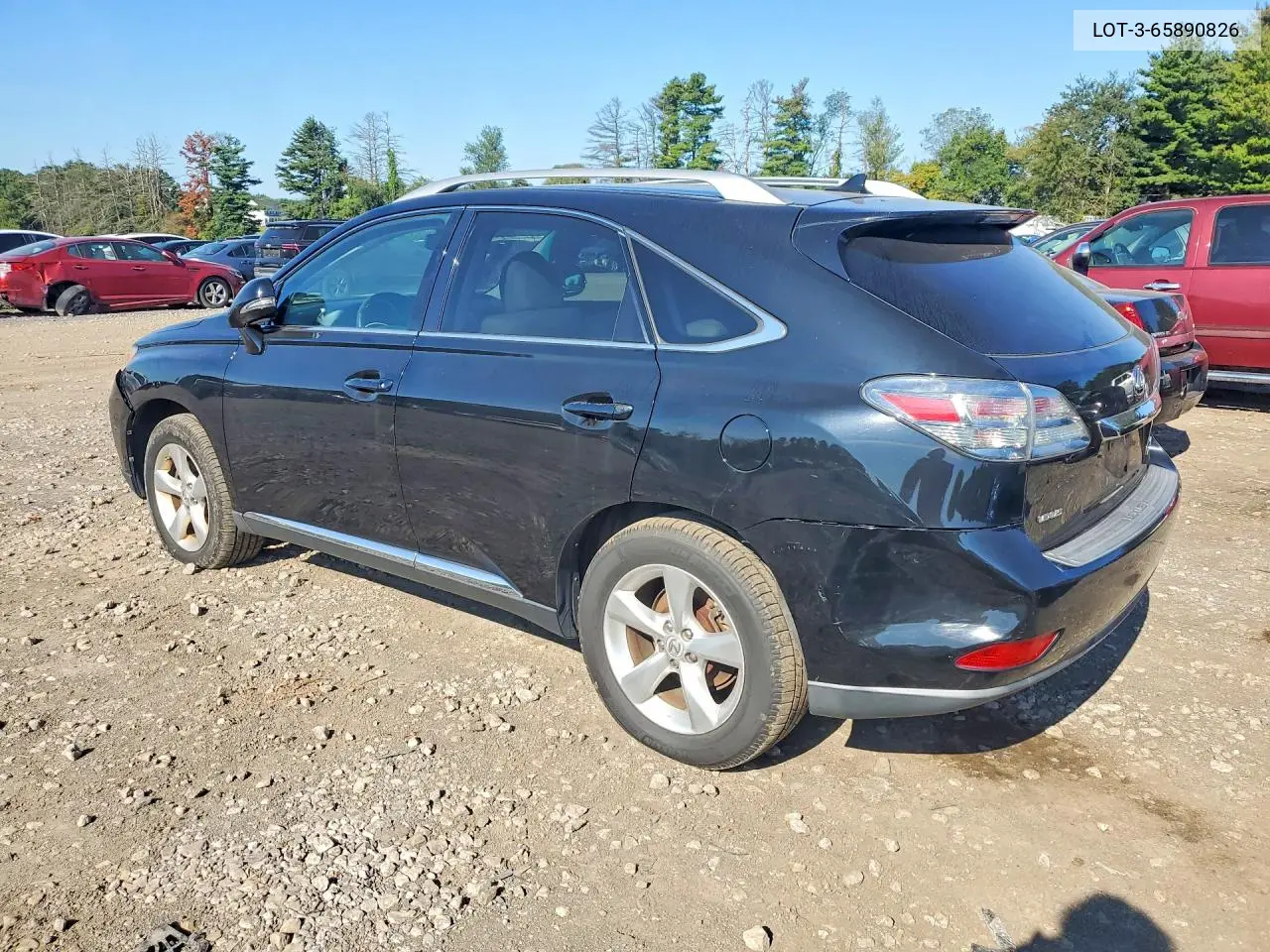 2011 LEXUS RX VIN 2T2BK1BA1BC101972 — фото 2