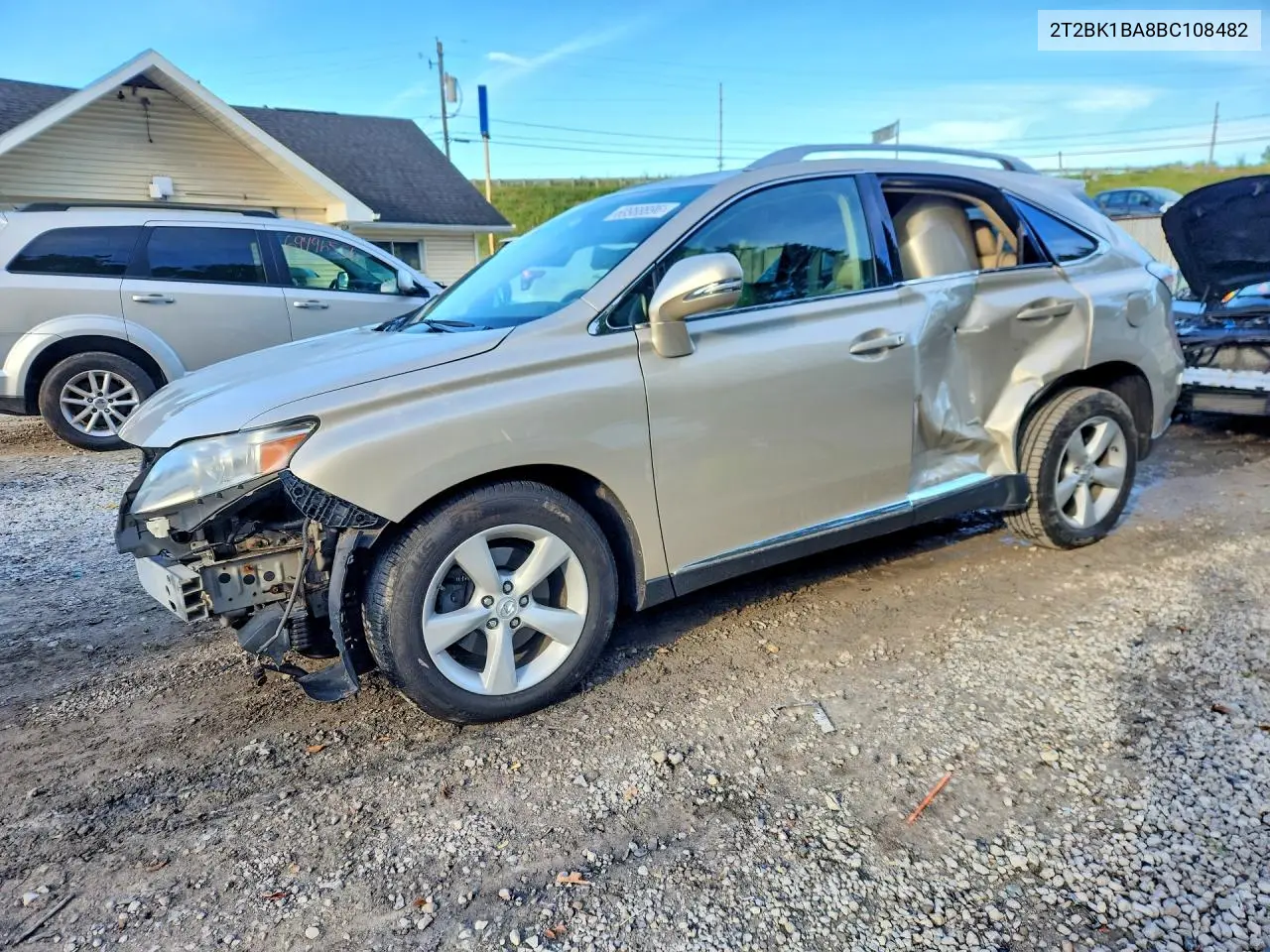 2011 LEXUS RX VIN 2T2BK1BA8BC108482 — фото 2