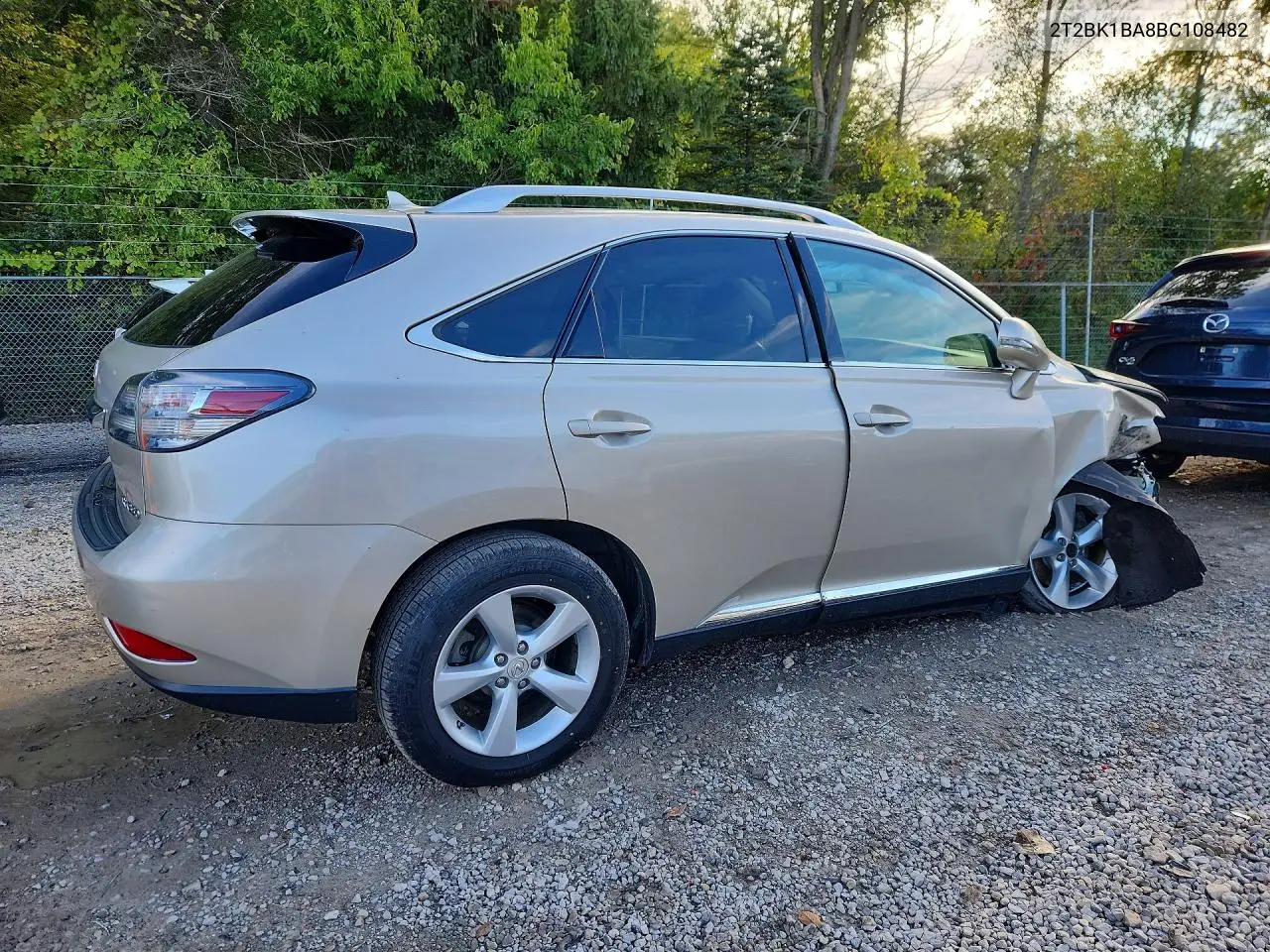 2011 LEXUS RX VIN 2T2BK1BA8BC108482 — фото 4