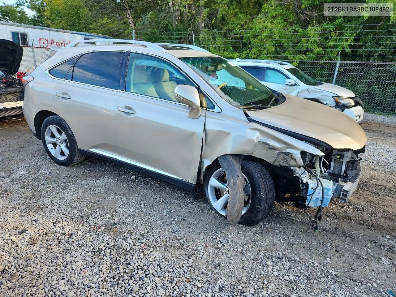 2011 LEXUS RX VIN 2T2BK1BA8BC108482 — фото 5