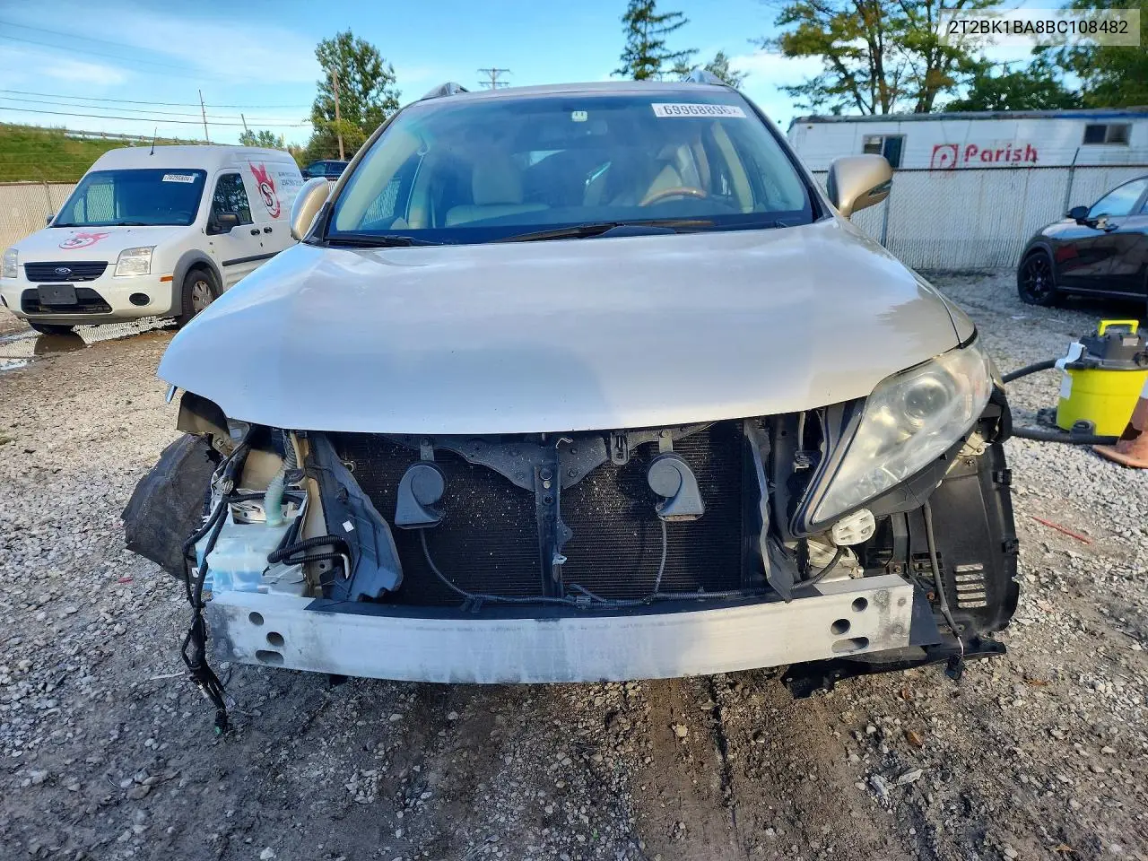 LEXUS RX 2011, VIN 2T2BK1BA8BC108482