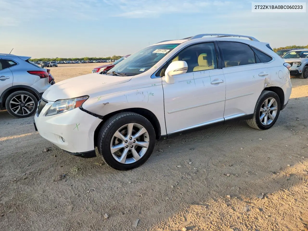LEXUS RX 2011, VIN 2T2ZK1BA0BC060233