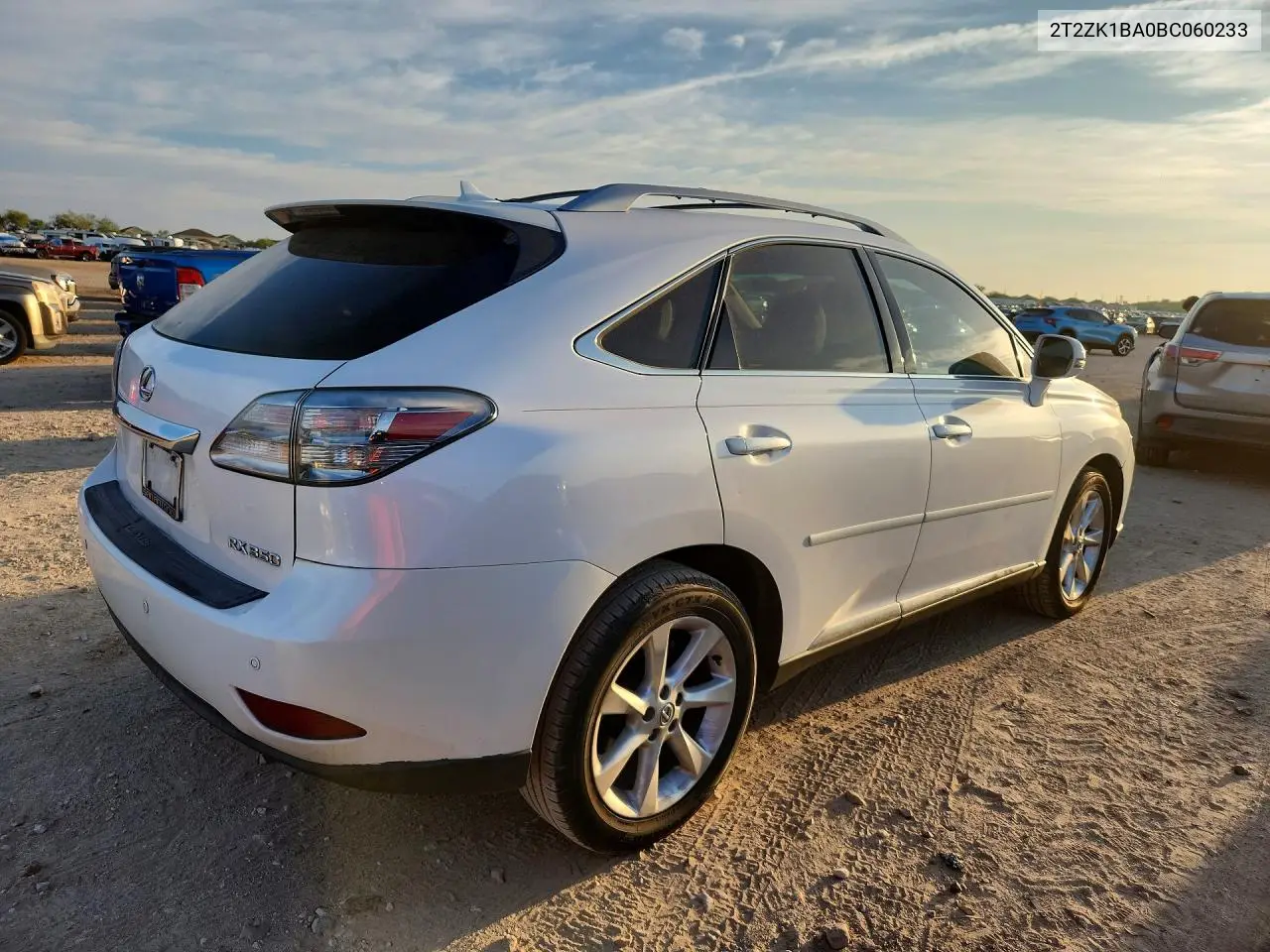 2011 LEXUS RX VIN 2T2ZK1BA0BC060233 — фото 3