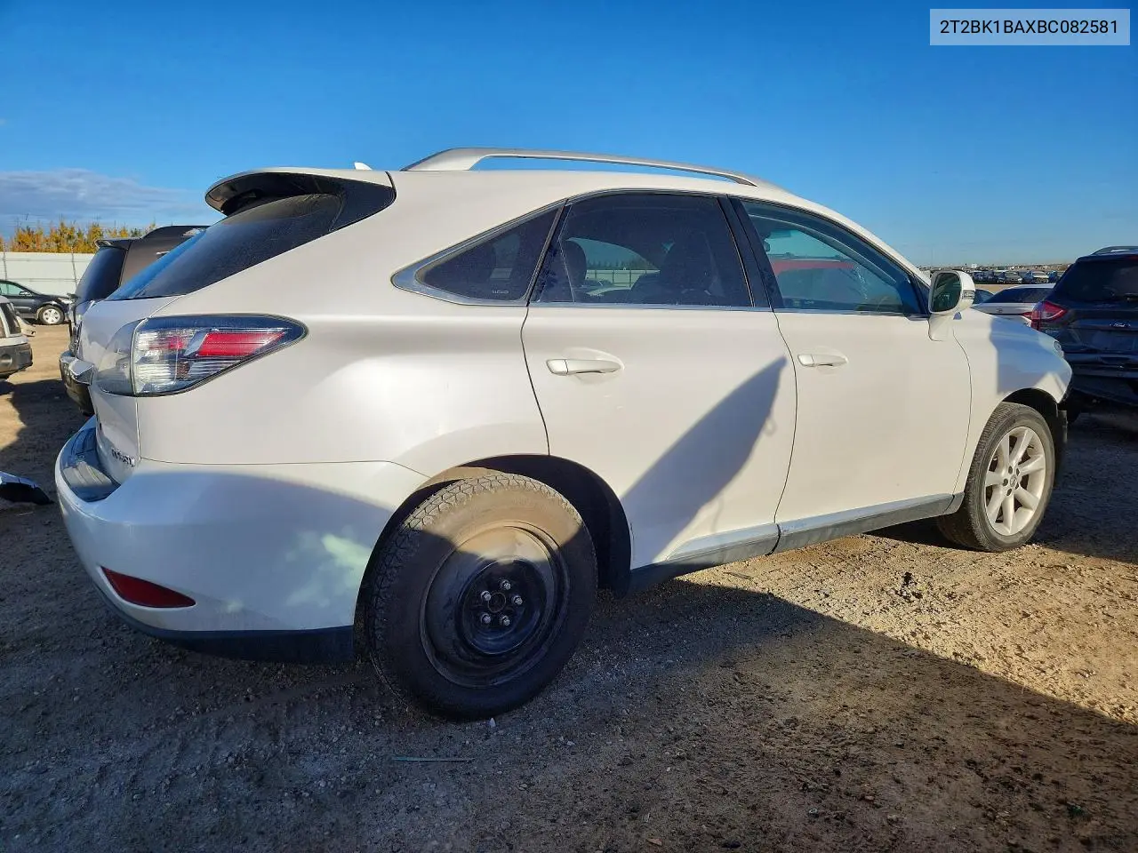2011 LEXUS RX VIN 2T2BK1BAXBC082581 — фото 3