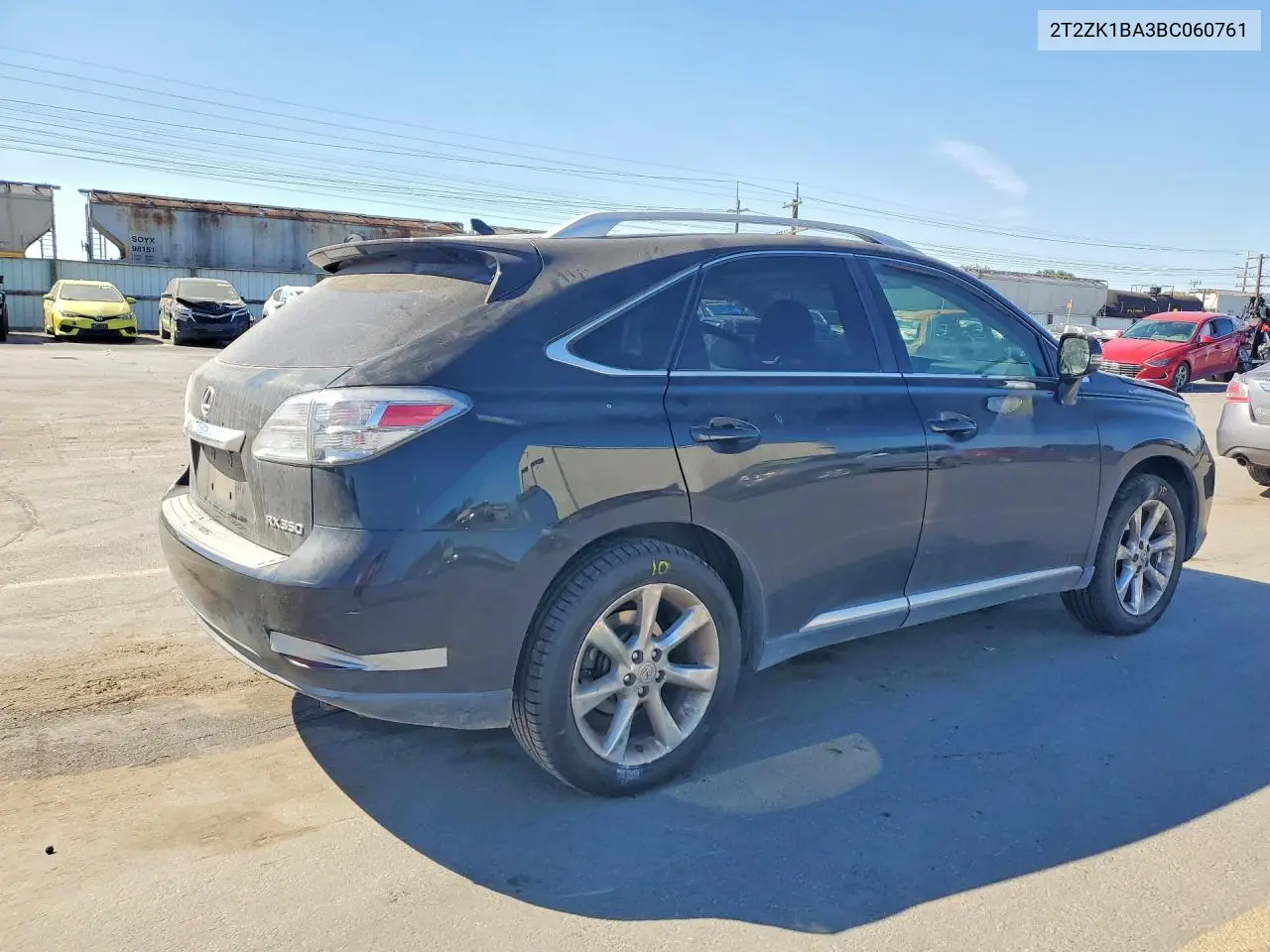 2011 LEXUS RX VIN 2T2ZK1BA3BC060761 — фото 3