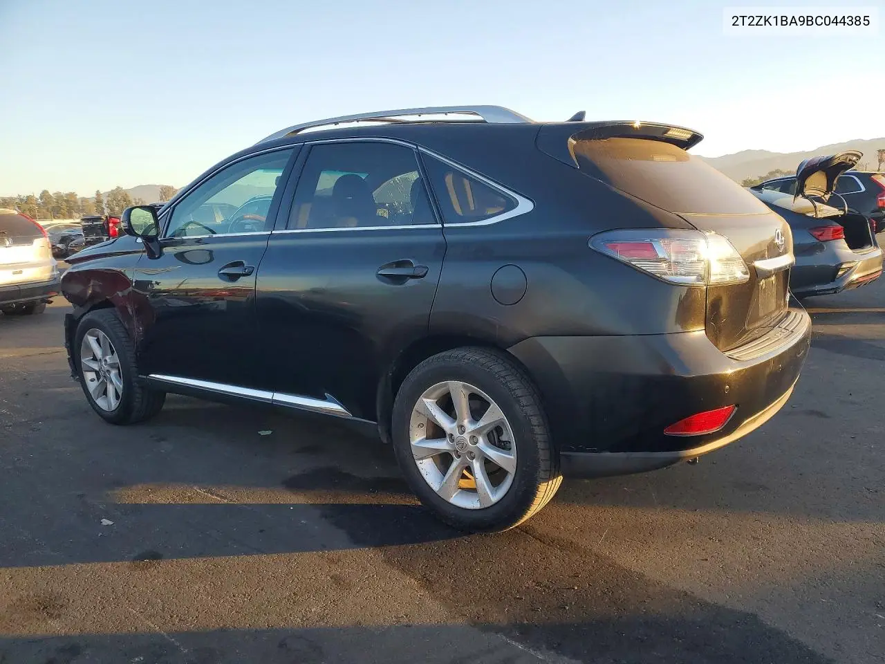 2011 LEXUS RX VIN 2T2ZK1BA9BC044385 — фото 2