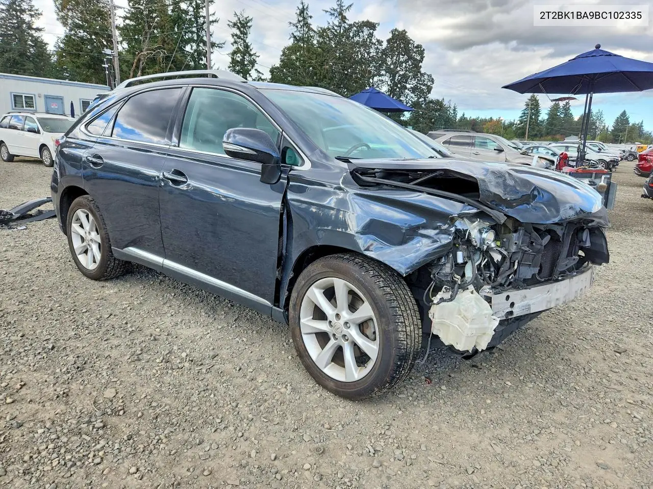 2011 LEXUS RX VIN 2T2BK1BA9BC102335 — фото 4