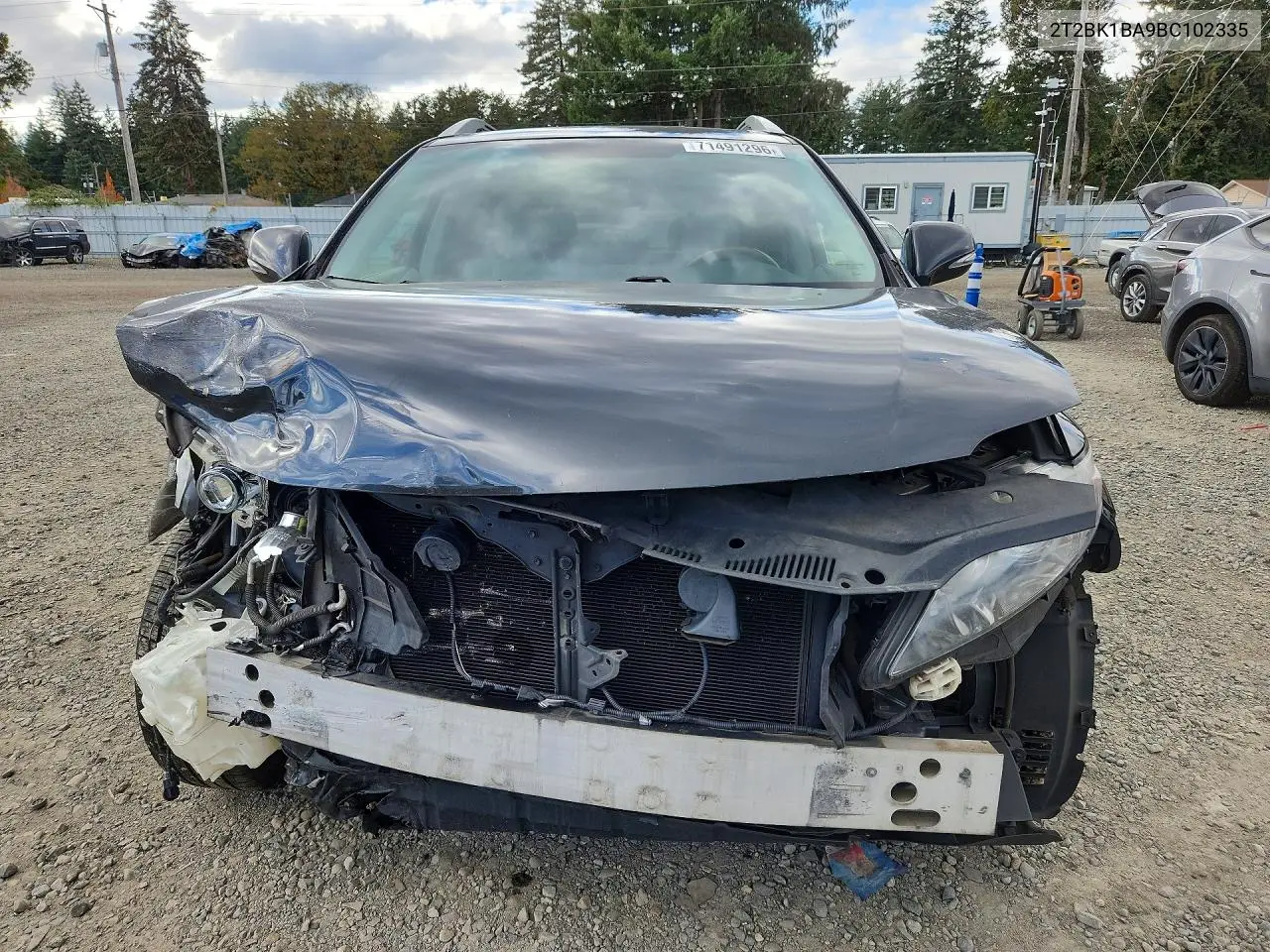 2011 LEXUS RX VIN 2T2BK1BA9BC102335 — фото 5