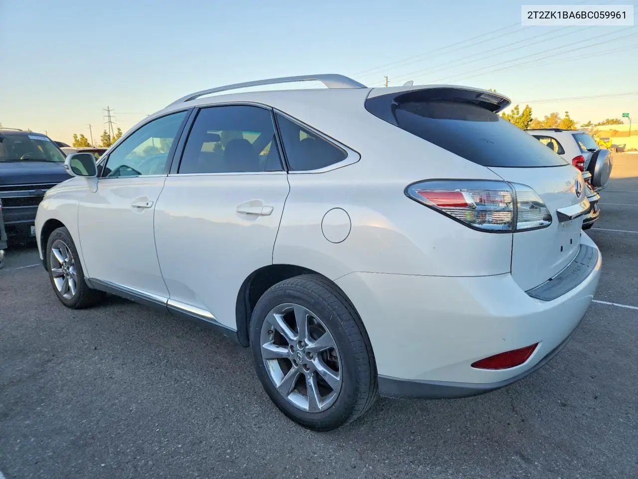 2011 LEXUS RX VIN 2T2ZK1BA6BC059961 — фото 2