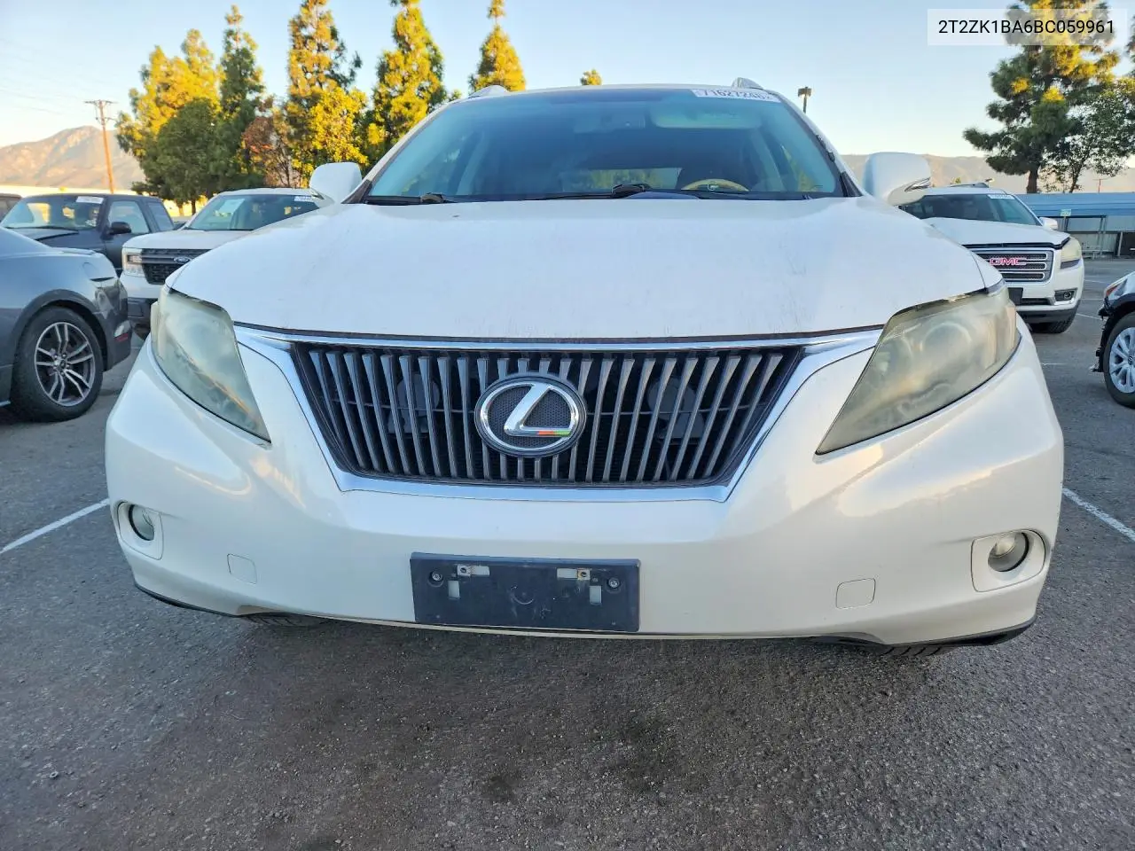 2011 LEXUS RX VIN 2T2ZK1BA6BC059961 — фото 5